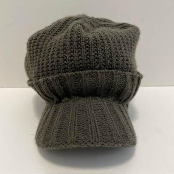 The North Face Women’s Olive Green Cozy Knit Beanie Hat OS - Picture 3 of 5